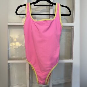 NEW LainSnow Lain Snow Swim One Piece Ocean Isle Pitaya/Lemon Size Large